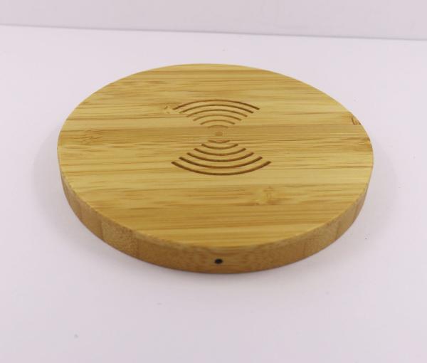 5v 2a 10w QI Wooden Bamboo Wireless Charging Pad Station Plate Iphone