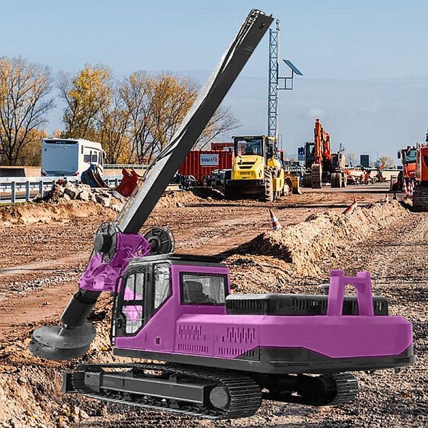 Rotary Piling Machine Building Infrastructure Construction Machinery Mobile Rotary Drilling Rig