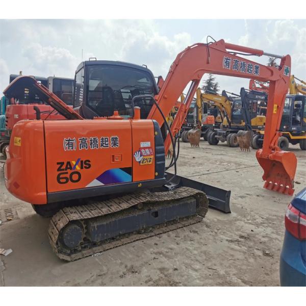5850 кг Подержанный В хорошем состоянии Хитачи ZX60 с емкостью 0,22 м3