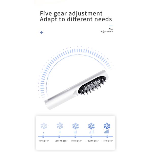 Scalp Applicator Liquid Comb for Hair Follicle Stimulation 6 Gears and USB Charging