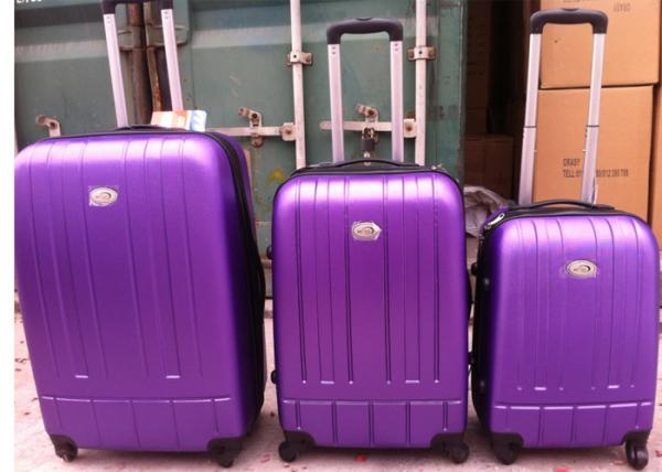 Lightweight Waterproof Trolley Luggage Set , ABS Hard Case Spinner Luggage Sets
