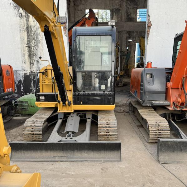 Excavatrice à cylindre hydraulique d'origine utilisée CAT306-E2 avec conception en acier souple