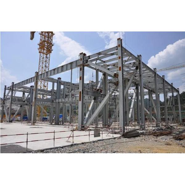 Звуково-пожарно-водостойкая изоляционная сэндвич-панель с готовой стальной конструкцией логистический склад