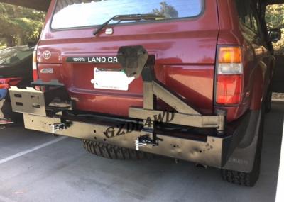 Amortecedor traseiro rolado do aço 4x4 com o suporte do pneu de reposição para 92 - 97 séries LC80 LX450 de Land Cruiser FJ80