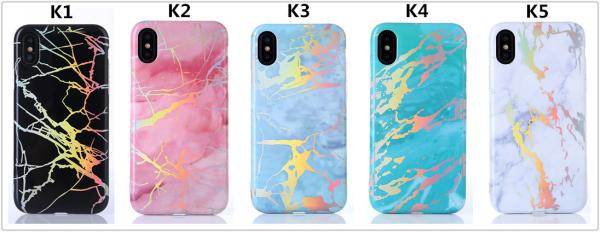 Iphone Xs Max TPU laser marble case, Iphone XR TPU laser marble case, Iphone X protective TPU case, Iphone X accessories