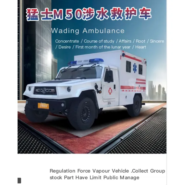 Dongfeng High Quality 4X4 Ambulance/Box Type Ambulance