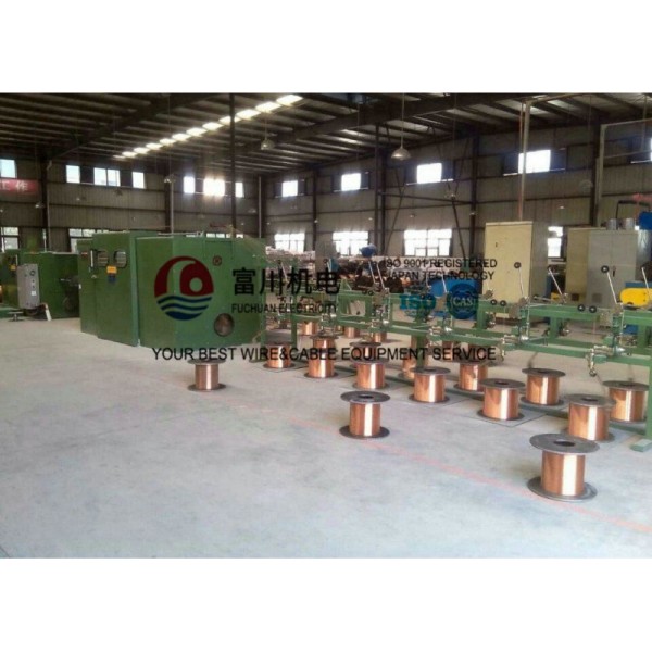 2000 Rpm 19pcs Copper Wire Twisting Machine Punching Synchronous 0.16mm - 0.64mm