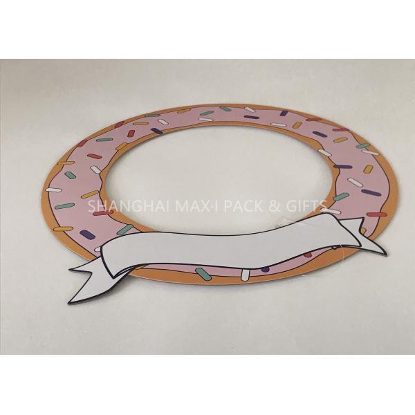 Kids 18th Birthday Festival Party Decorations Donut Paper Chipboard 15x15''