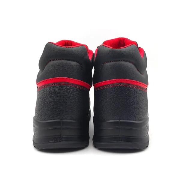 Mining Industrial Safety Shoes Anti Impact Leather Slip Resistant Shoes Anti Puncture