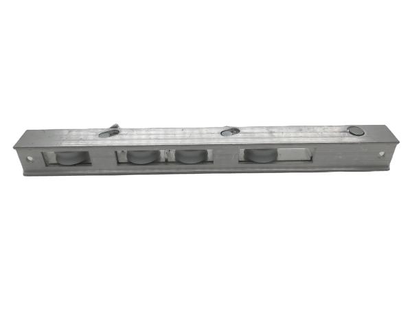 Hardware Accessories Heavy Duty Aluminium 4 Rollers Sliding Rollers Door Roller Sliding Door Wheels with Weatherstrip