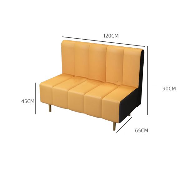 Nordic Orange Retro Dining Chairs Ergonomic Design Coffee Shop Restaurant Marble Dining Table Modern Armchairs