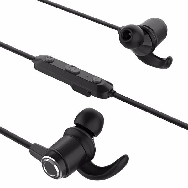 Hot selling fast-charging sports bluetooth earphones,magnetic wireless in-ear sports earphone with earhook