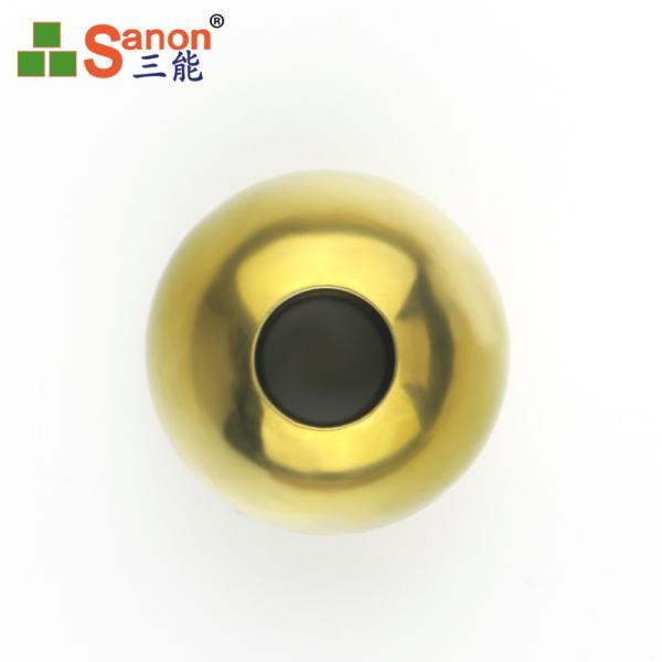 ASTM Golden Stainless Steel Balls Hollow Stainless Steel Handrail Hardware