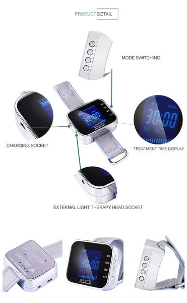 650nm Diode Laser Therapy Watch Protect Heart Brain Laser Therapeutic Apparatus