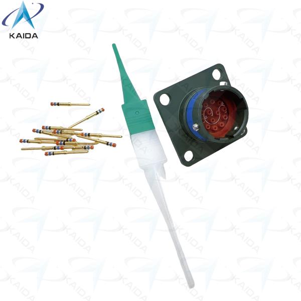 7.5A 13-Contact MIL-DTL-38999 Series 2 Connector With Crimp Termination MS27508E10B35P.JTP02 Box Mounting Receptacle