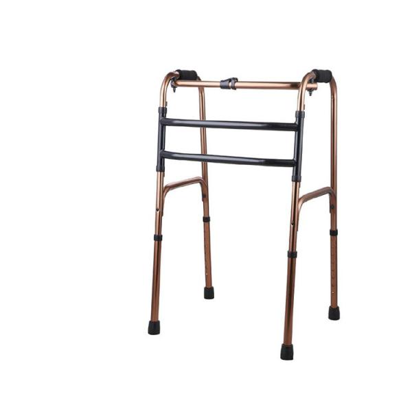 Adult and Youth Single Button Aluminum Folding Walker
