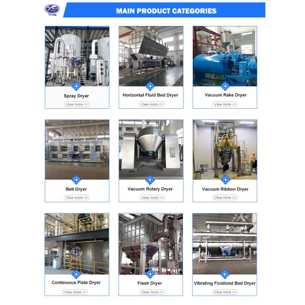 SS304/SS316L Fluidized Bed Granulator , LPG Spray Drying Equipment