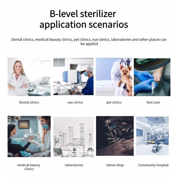 Хорошая цена Больница Стерилизатор оборудование Стоматологическая клиника 18L Класс N Стоматологический автоклав
