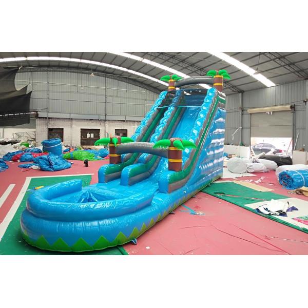 Special Occasion Inflatable Kids Slide 17FT H Inflatable Water Slide for Shopping Mall