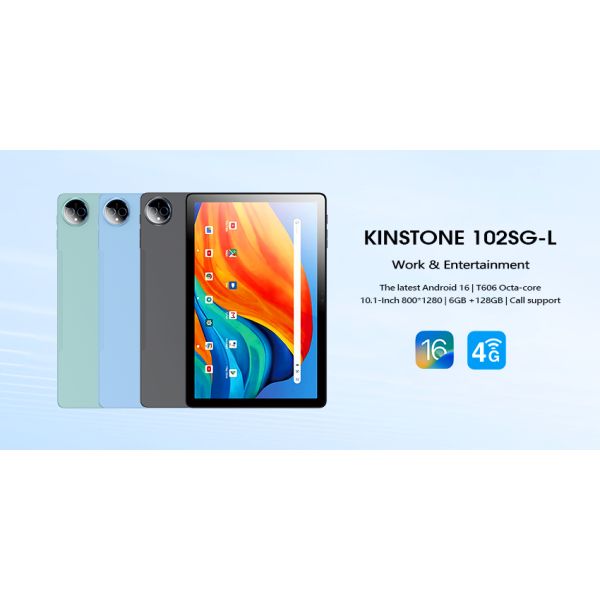 Kinstone 10.1inch Tablet PC 5000mAh 4G LTE Octa-core Incell FHD 6GB+128GB