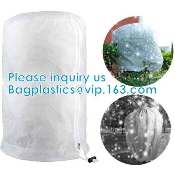 Heavy Winter Protection Plant Cover Winter Cover Anti-frost Zipper And Drawstring Cold Protection Non-woven Plant Antifr