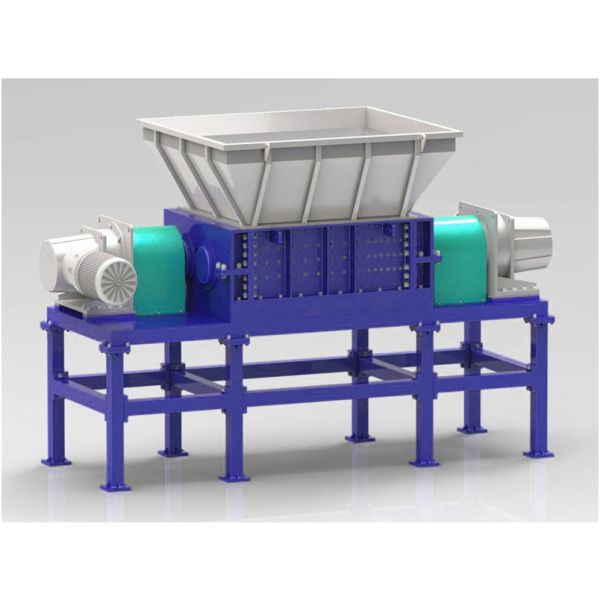 Two Shaft Truck Car Tires Shredder Machine for Tire Recycle