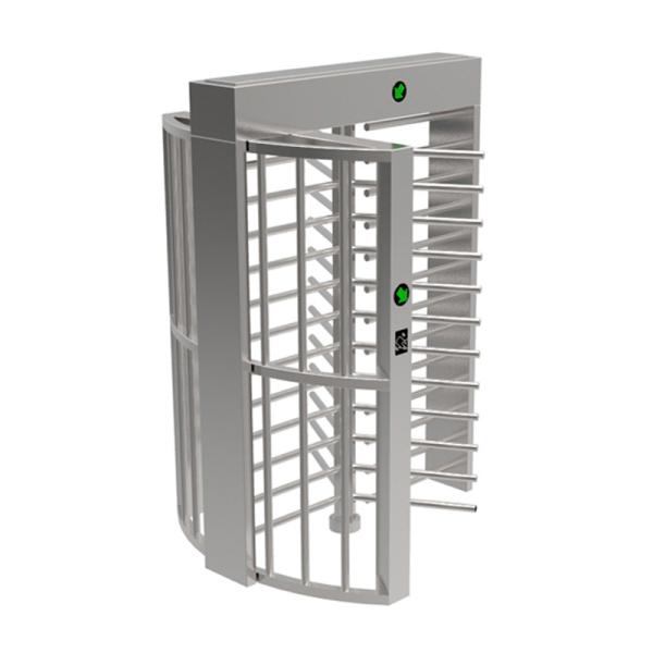 550mm Single Lane RS485 Arc Stainless Steel Turnstile Gate