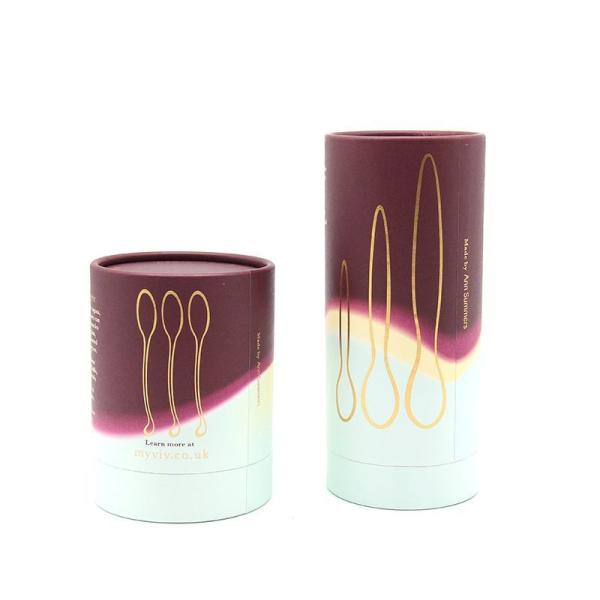 Cute Fancy Art Paper Cans Packaging Corrugated Cylinder Paper Tube Packaging Box