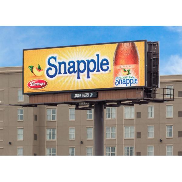 Pantalla LED de publicidad impermeable 120° / 60° Ángulo de visión Densidad de píxeles alta de 62500/m2 para soluciones de publicidad al aire libre