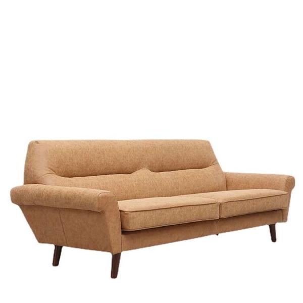 Квартира Королевская мебель Кожаный диван Высокая плотность Губка Настройка секционный диван