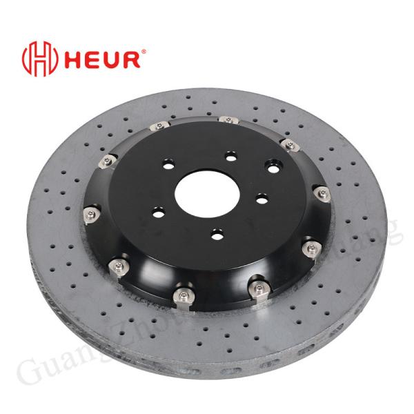 HEUR Brake Carbon Ceramic Disc For Nissan Gtr Upgrade 380*28MM Rear Set