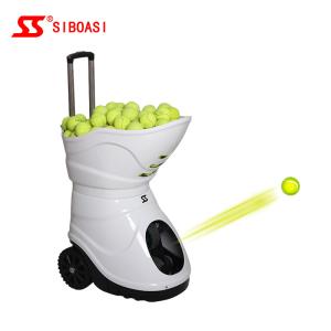 Máquina inteligente do treinamento da bola de tênis com a bateria interna para a