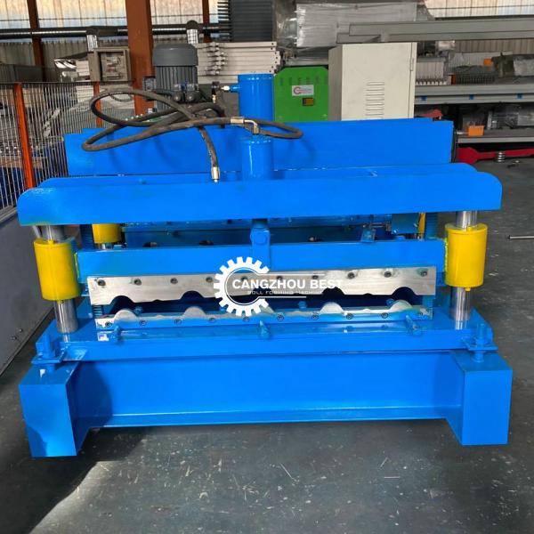 Aluminium Corrugated Metal Glazed Tile Roll Forming Machine