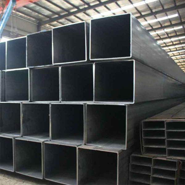 Carbon Black Iron Painted Surface Seamless Pipe Section 75x35 Carbon Steel Square Tubes Bending
