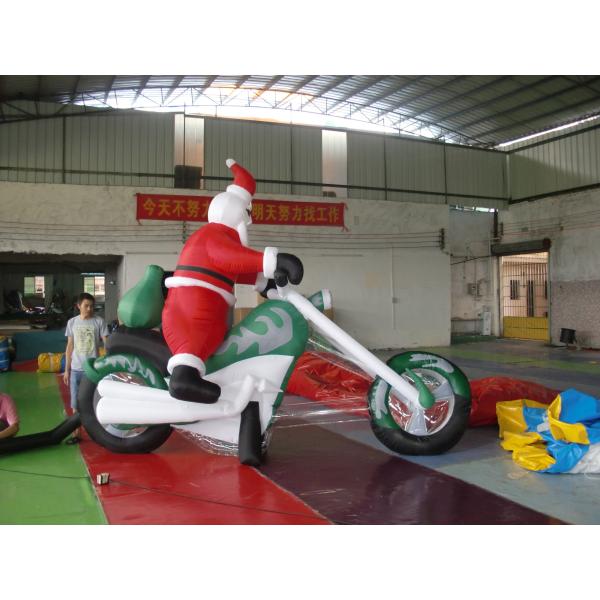 Inflatable Outdoor Christmas Decorations / Giant Inflatable Santa Claus