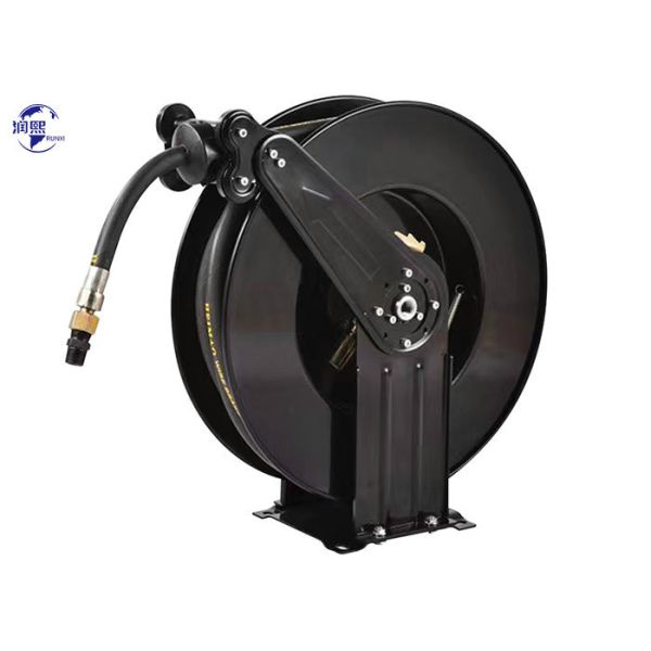 Oil Fuel Compressed Air Retractable Hose Reel Stainless Steel Automotive Hose Reels