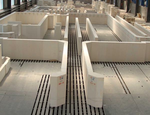 Compact Fused Zircon Corundum Brick Refractory Firebrick For Glass Furnace