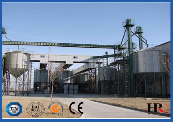 10 Ton Steel Hopper Bottom Grain Bins 2.7mx2.7mx6.2m
