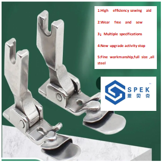 Estiramiento gratuito de las faldas inferiores Presiona el pie para el acabado de la prenda