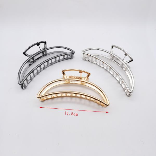 Alloy Big Large Metal Claw Hair Clips Gold Silver Gun Black 11.5cm