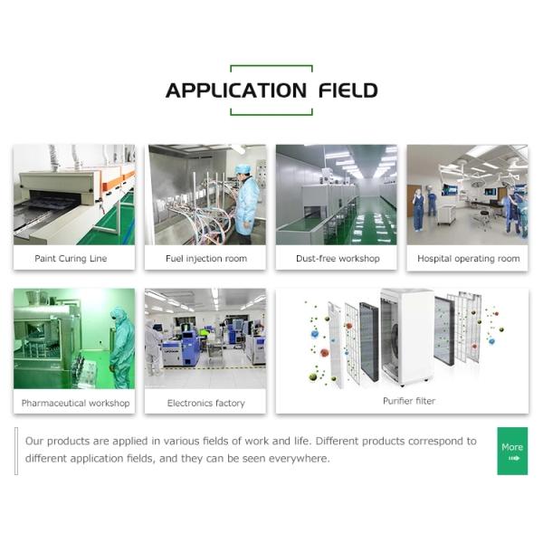 Коробка верхних/стороны фланца подачи воздуха блока/выхода воздуха Хепа фильтра в чистой комнате