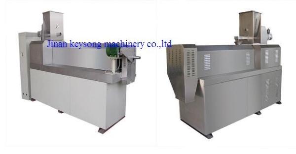 380V SS304 Breakfast Cereal Making Machine Double Screw Extruder Capacity 100 - 130kg / H