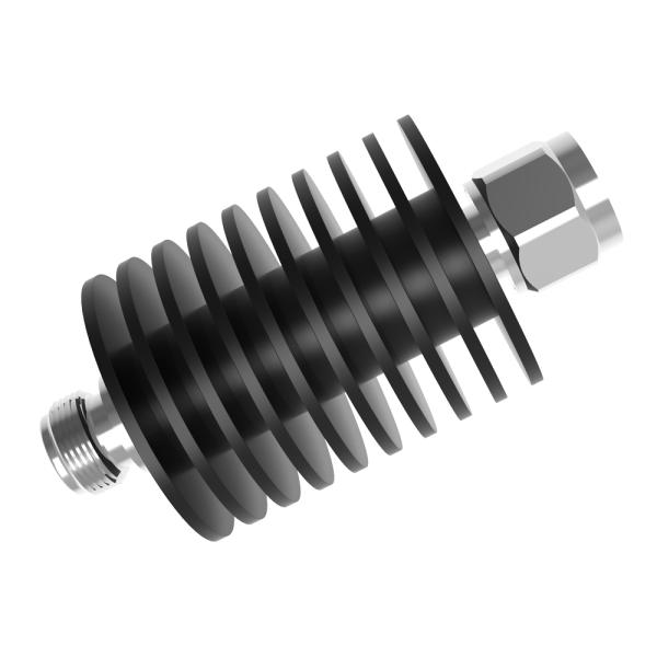 25W круглый черный SMA RF Attenuator IP65 защита мужчина женщина