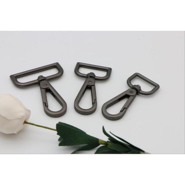 Factory wholesale top quality 1 inch metal swivel snap hook gunmetal for handbag