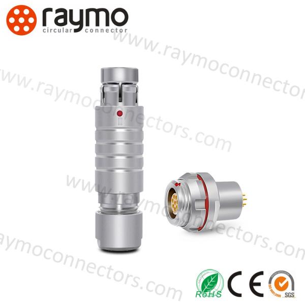 Small Circular Waterproof Connector, Watertight Electrical Connectors Smooth Surface