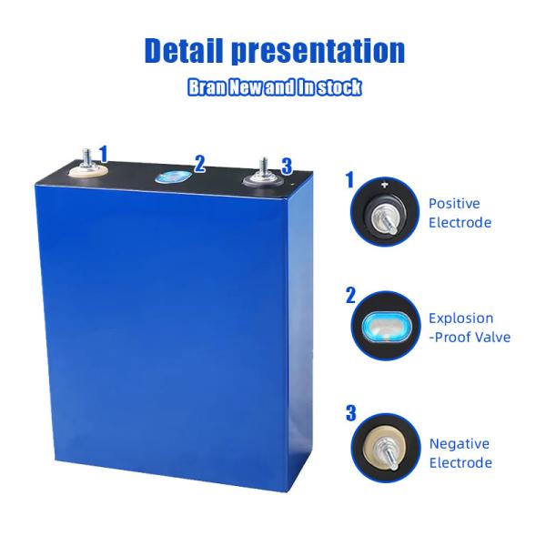 Grade A+ CATL 302Ah 3.2V LiFePO4 Battery with 6000 Cycles and Busbars for Solar Energy Storage