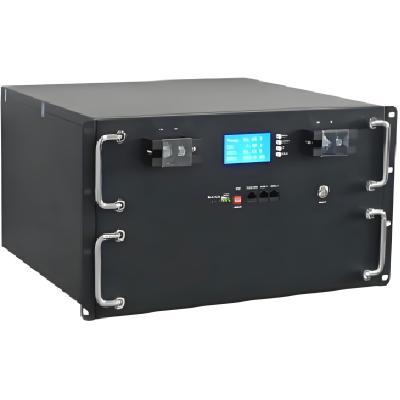 10.24kWh Batería de litio montada en el bastidor 51.2V 200Ah Módulo LFP para gabinetes de almacenamiento de energía