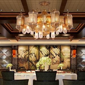 Interior Brass Vintage Living Room Chandelier 132*132*60cm Packing Dimension
