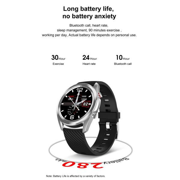 Smartwatch дозора людей DT91 женщины людей наручных часов спорт дозора телефона Bluetooth умного водоустойчивого умные