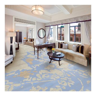 100% 6 de nylon impressos atapetam a pilha de laço luxuosa do estilo da elegância literária do tapete da hospitalidade